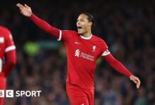 Everton 2-0 Liverpool: Virgil van Dijk questions team's desire