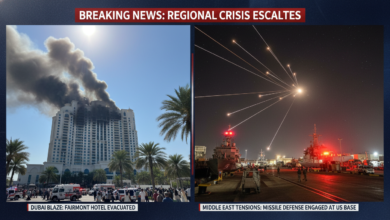 Gulf Conflict 2026: Missiles Strike Dubai Fairmont & Bahrain US Base